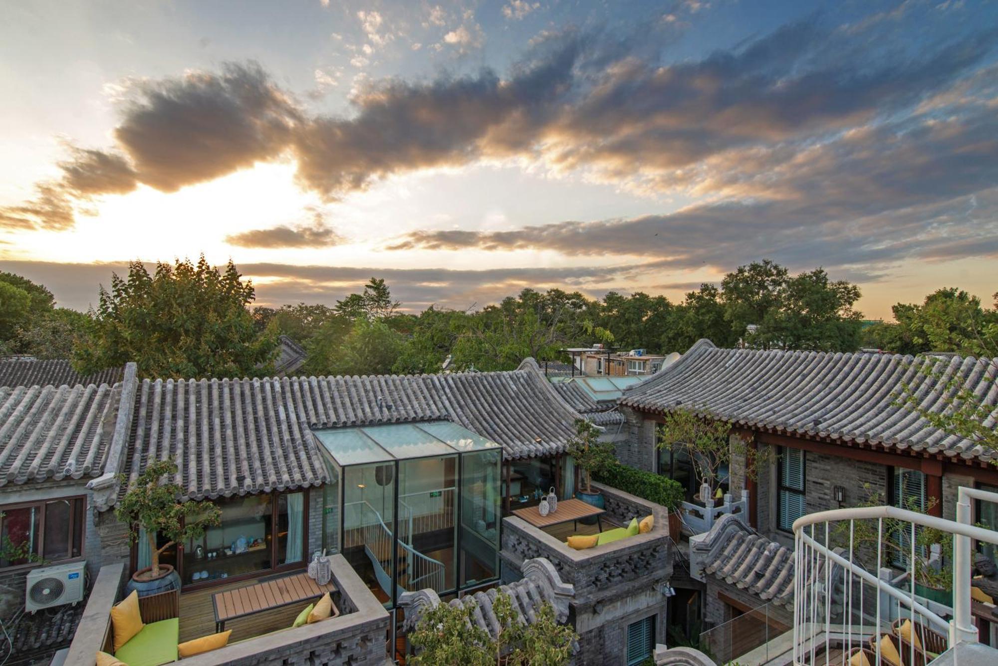 Beijing Le Zai Nan Luo Gu Xiang Wang Fu Jing Forbidden City Courtyard Hotel&Free Laundry Service&Free Coffee And Dumpling Experience Service Exterior photo