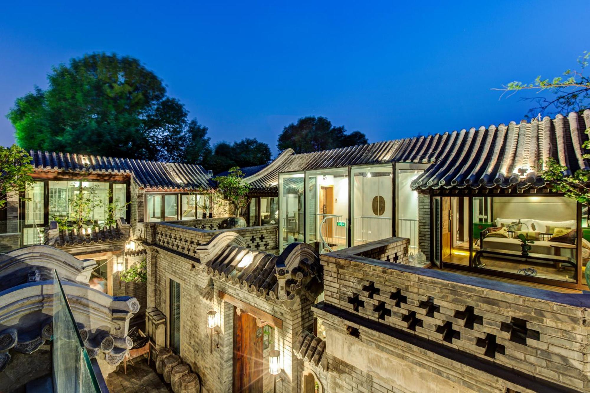 Beijing Le Zai Nan Luo Gu Xiang Wang Fu Jing Forbidden City Courtyard Hotel&Free Laundry Service&Free Coffee And Dumpling Experience Service Exterior photo